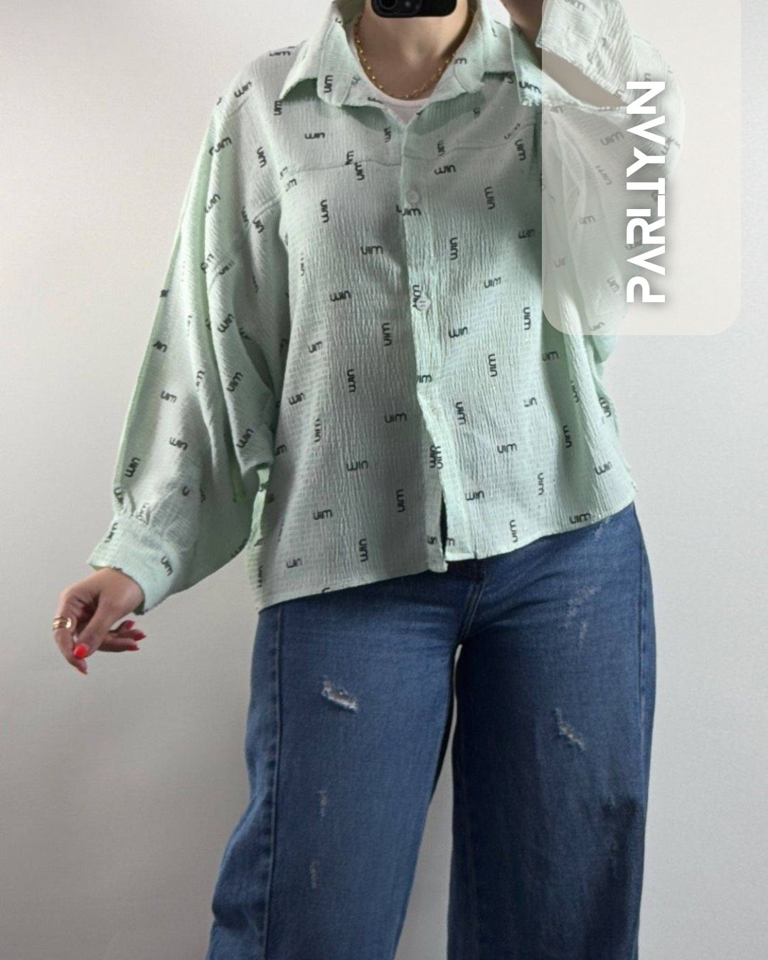شومیز خفاشی برند Miu Miu