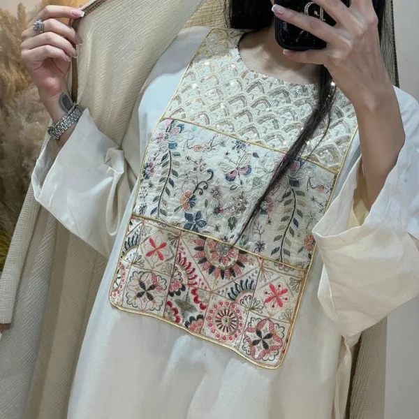 مانتو زنانه کفتان مهتاب | کد محصول: pa008
