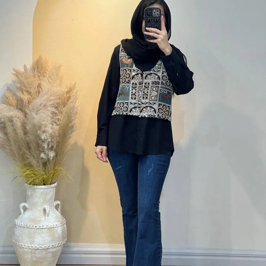 ست دوتیکه شومیز و ژیله