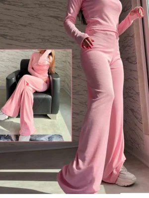 ست کراپ شلوار زنانه