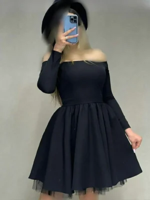 پیراهن عروسکی زیرتوردار