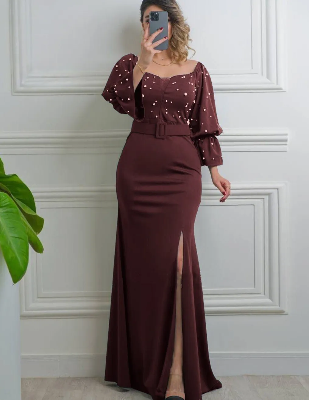 پیراهن ماکسی مجلسی زنانه-pa001 - Image 4