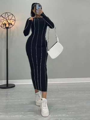 پیراهن زنانه بلند با جنس فانریپ پنبه کبریتی