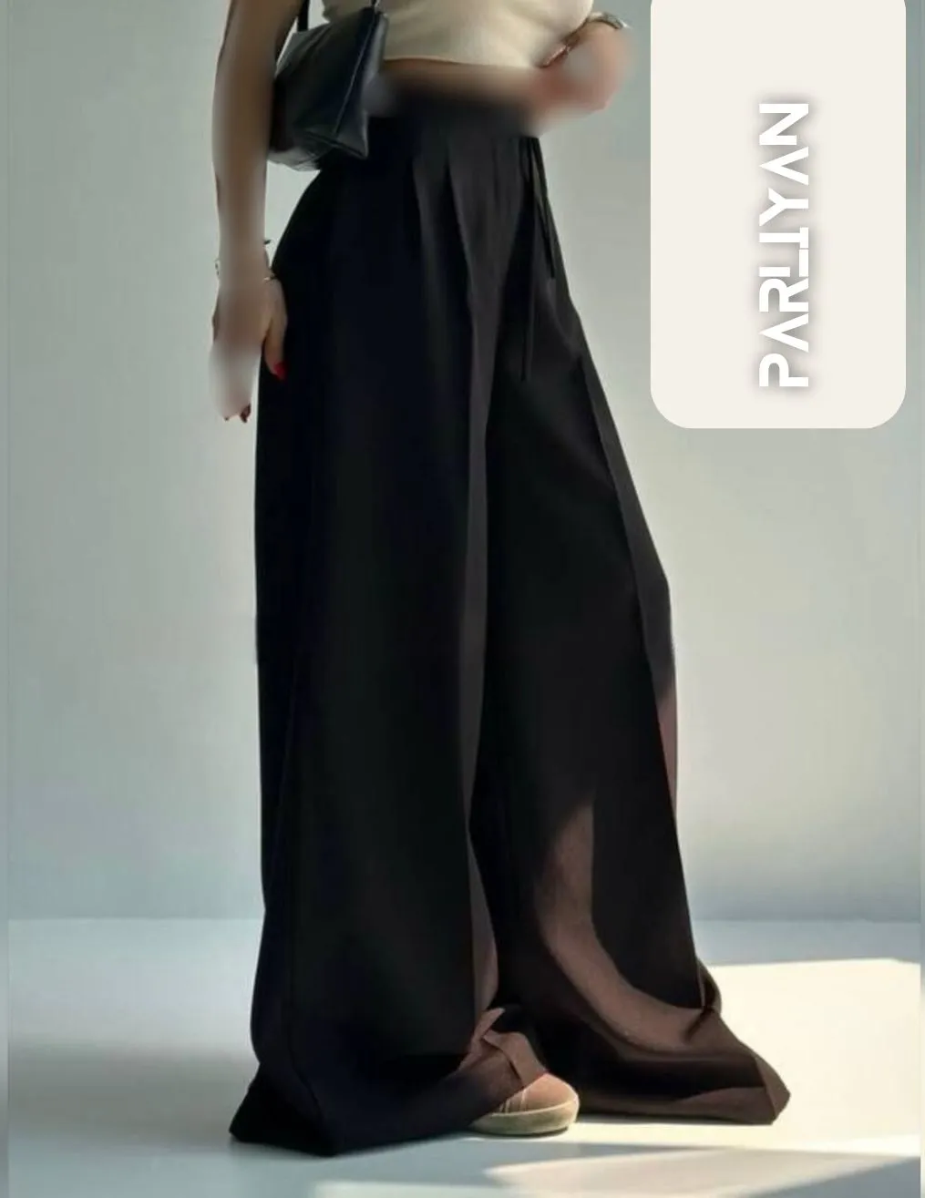 شلوار بگ پارچه سبک زنانه