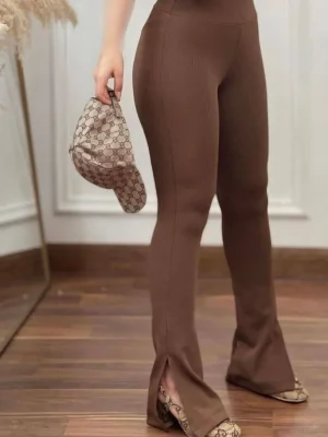 لگ کبریتی دمپا چاکدار زنانه
