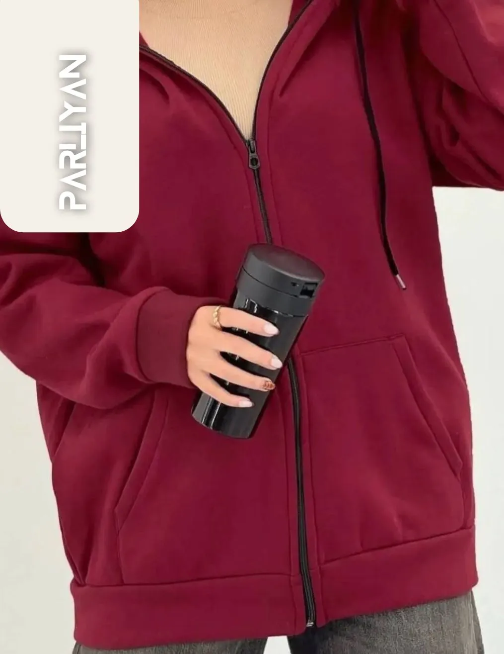 سویشرت زیپدار دخترانه