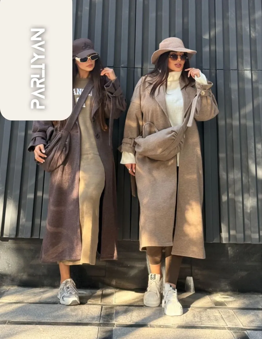 پالتو زنانه با کیف ست
