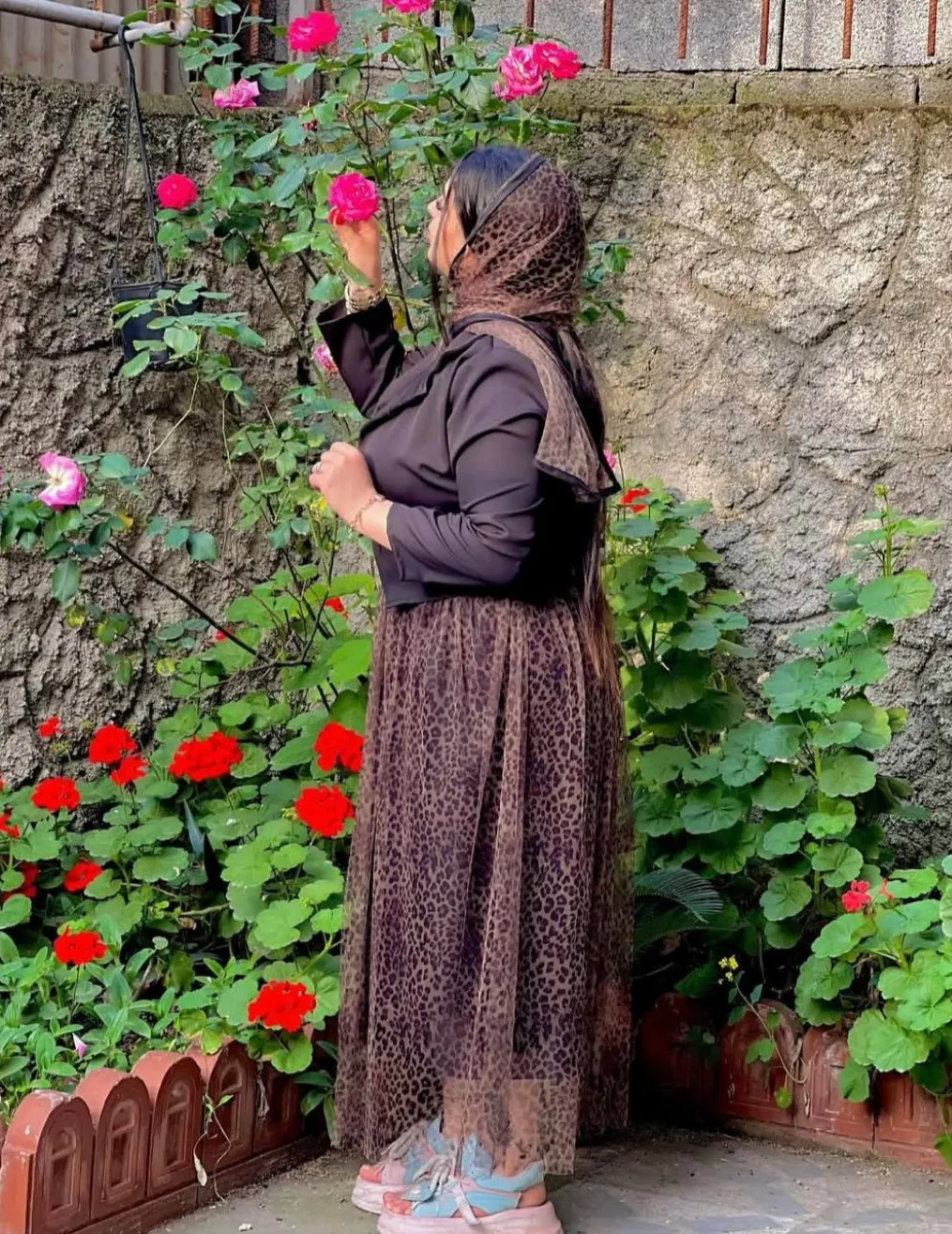 ست دامن و کت سهتکه پلنگی
