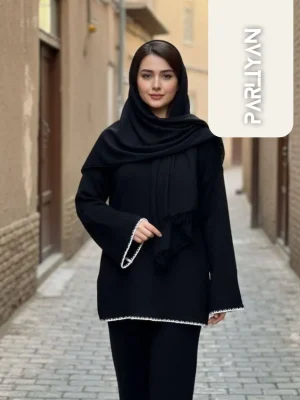 ست بلوز و شلوار بافت زنانه پارلین