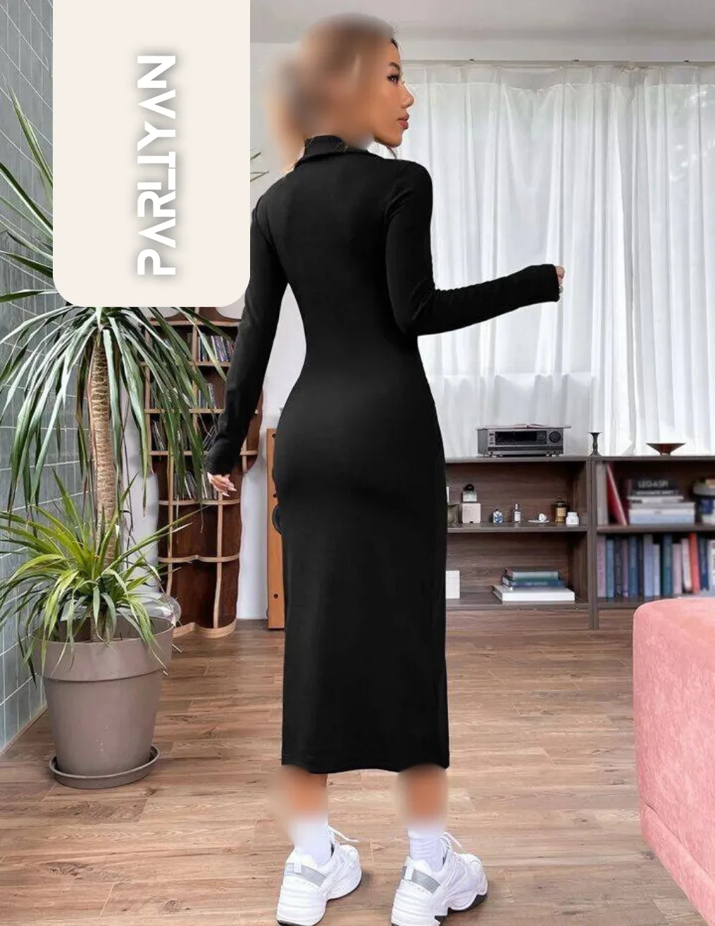 پیراهن جلو زیپدار فانریپ زنانه پارلین | PA397 - Image 2